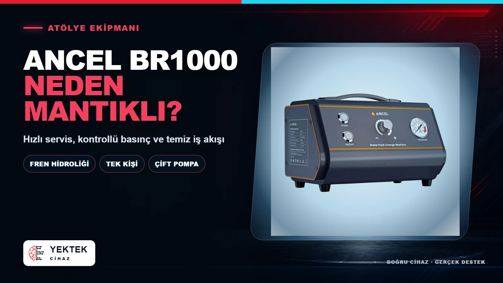 ANCEL BR1000 profesyonel servis ekipmanı