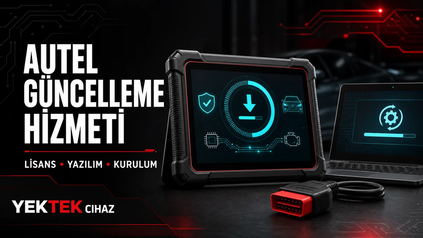 Autel Arıza Tespit Cihazı Güncelleme Hizmeti için YekTek Cihaz teknik rehber kapak görseli