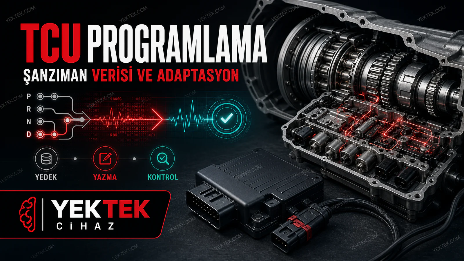 Magicmotorsport FLEX ile TCU ve Şanzıman Programlama Rehberi için YekTek Cihaz teknik rehber kapak görseli