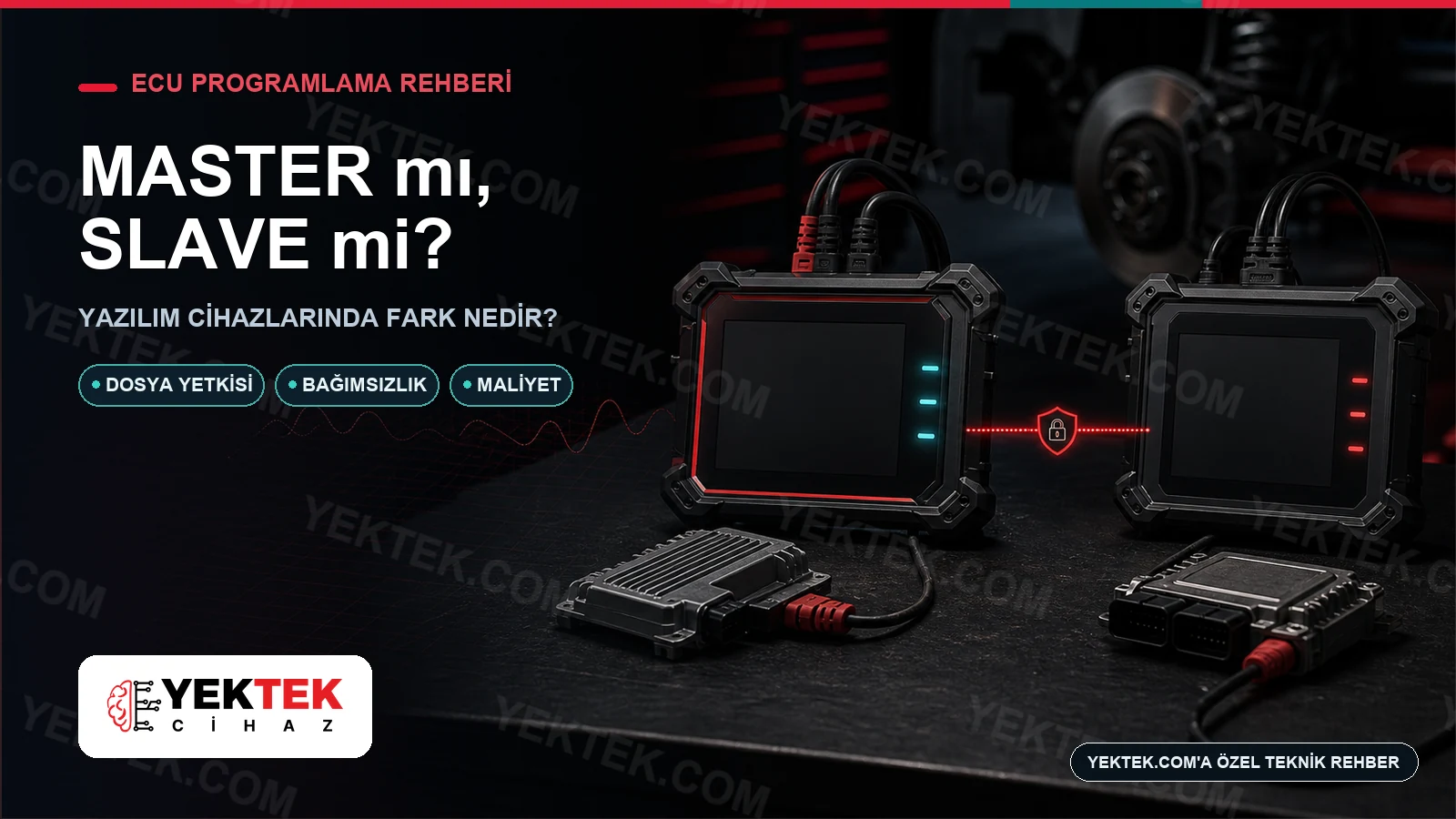 Yazılım Cihazlarında Master ve Slave Nedir? için YekTek Cihaz teknik rehber kapak görseli