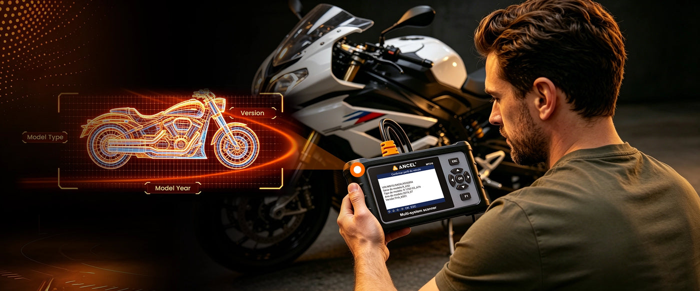 ANCEL MT310 Motosiklet Arıza Tespit Cihazı ANCEL MT310 Motosiklet Arıza Tespit Cihazı