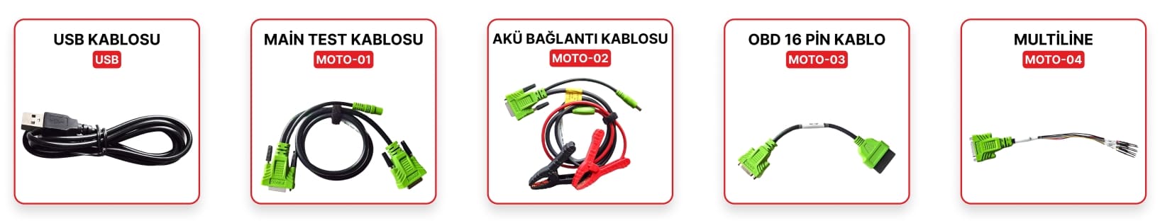 jDiag M100 Pro 5 Kablo