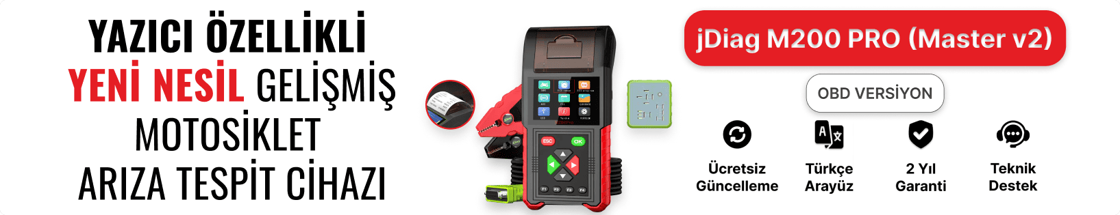 jDiag M200 PRO OBD versiyon Motosiklet Arıza Tespit Cihazı jDiag M200 PRO OBD versiyon Motosiklet Arıza Tespit Cihazı