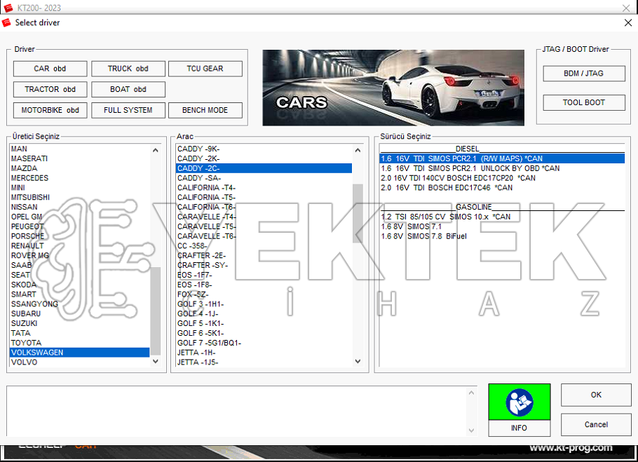 Kt200 Ecu programlama EGR , DPF , SCR , Chip tuning , Ecu klonlama Cihazı ( Full Versiyon) açıklama görseli