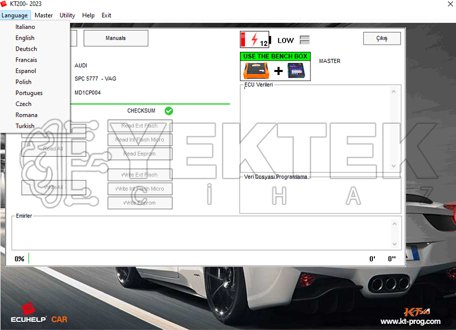 Kt200 Ecu programlama EGR , DPF , SCR , Chip tuning , Ecu klonlama Cihazı ( Full Versiyon) açıklama görseli Kt200 Ecu programlama EGR , DPF , SCR , Chip tuning , Ecu klonlama Cihazı ( Full Versiyon) açıklama görseli