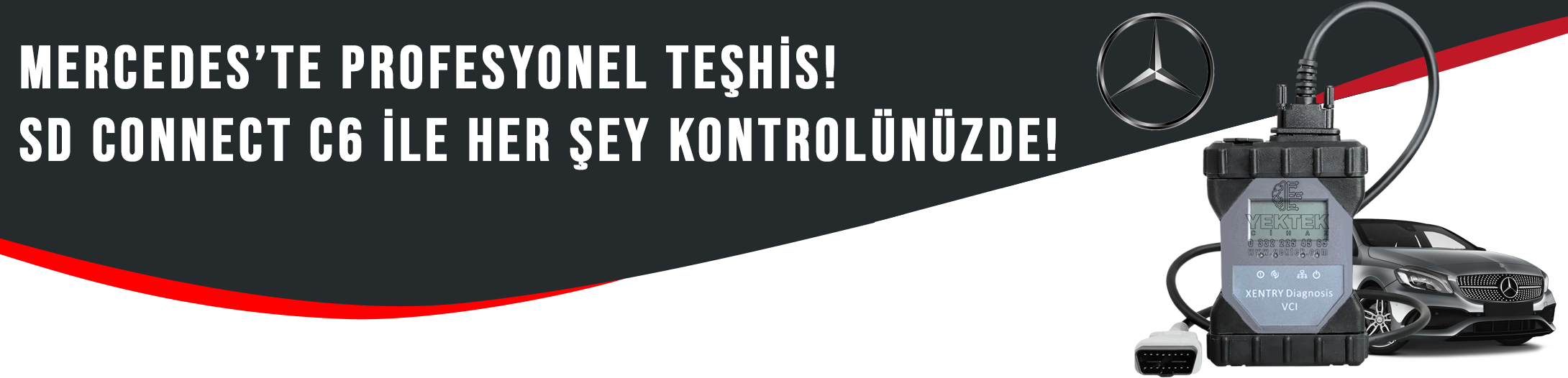 Mercedes SD Connect C6 Doip VCI Arıza Tespit Cihazı - Xentry ( C4 ) + ücretsiz uzaktan kurulum açıklama görseli