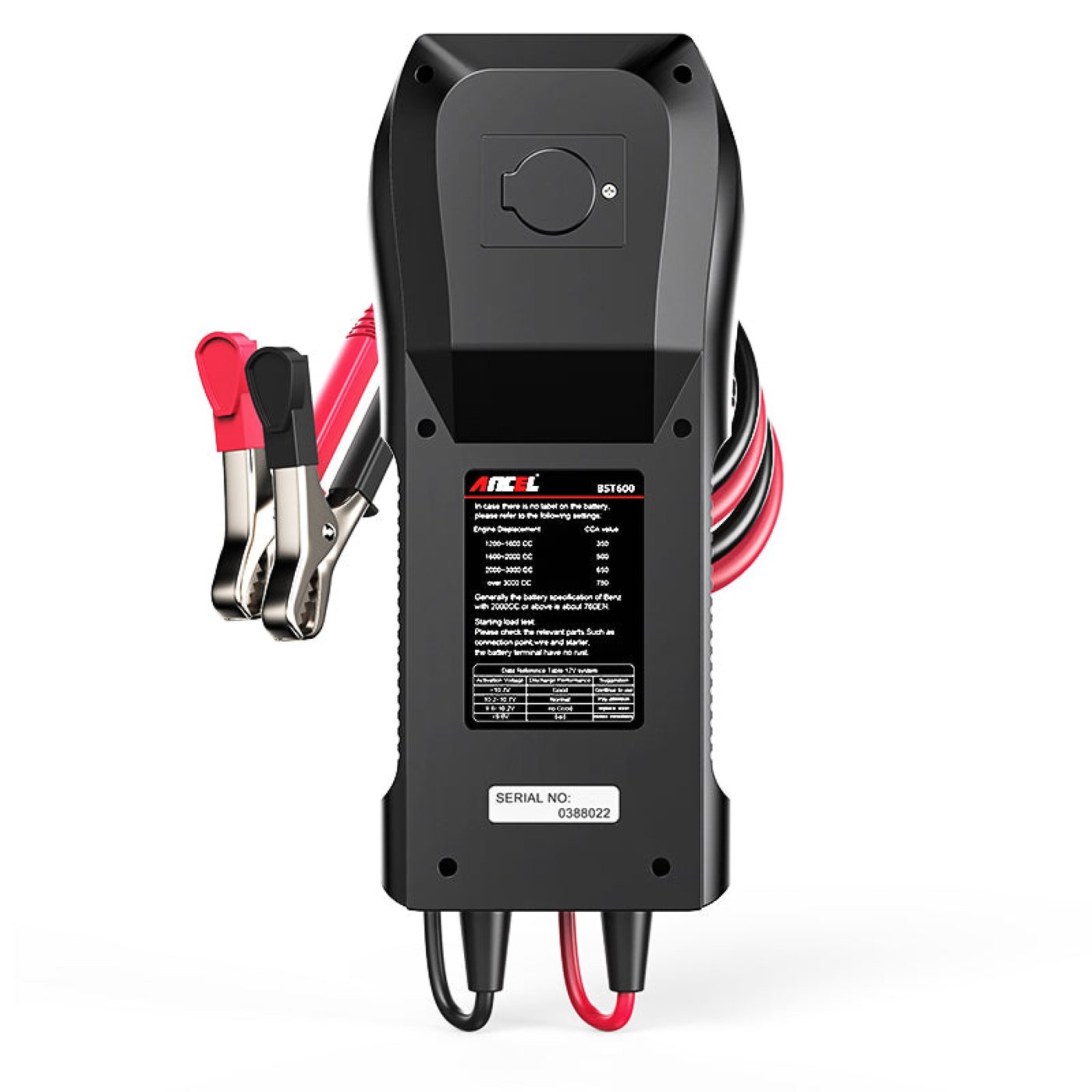 ANCEL BST600 12V &amp; 24V Profesyonel Yazıcılı Akü Test Cihazı