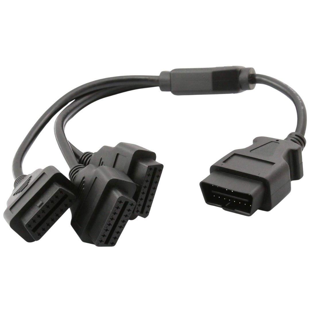 OBD Çoklama Kablosu 1 Erkek OBD den 3 Dişi OBD Kablosu Aynı Anda 3 Cihaz Bağla OBD Çoklama Kablosu 1 Erkek OBD den 3 Dişi OBD Kablosu Aynı Anda 3 Cihaz Bağla