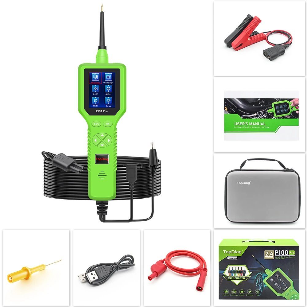 Otomotiv Kontrol kalemi, Oto Devre Kaçak ve Kopuk Tesisat Bulma Test Cihazı , TopDiag P100 Pro Otomotiv Kontrol kalemi, Oto Devre Kaçak ve Kopuk Tesisat Bulma Test Cihazı , TopDiag P100 Pro