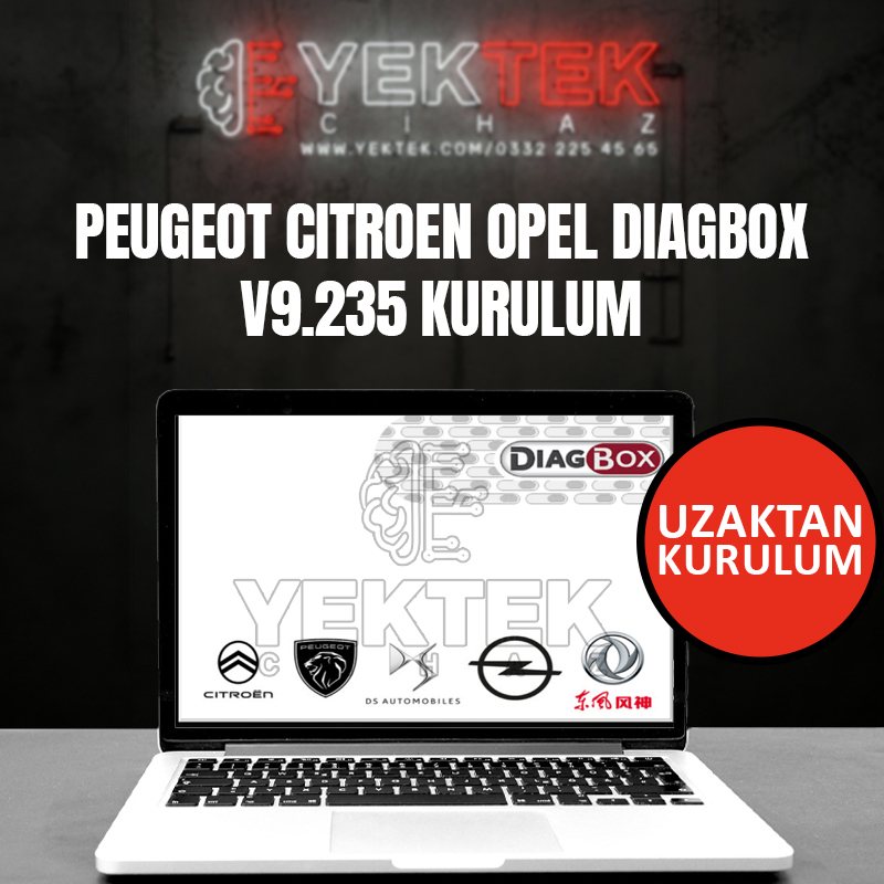 PEUGEOT, Citroën, Opel ve Vauxhall Diagbox V9.235 Yazılım Kurulumu - 2025 EnGüncel Sürüm PEUGEOT, Citroën, Opel ve Vauxhall Diagbox V9.235 Yazılım Kurulumu - 2025 EnGüncel Sürüm