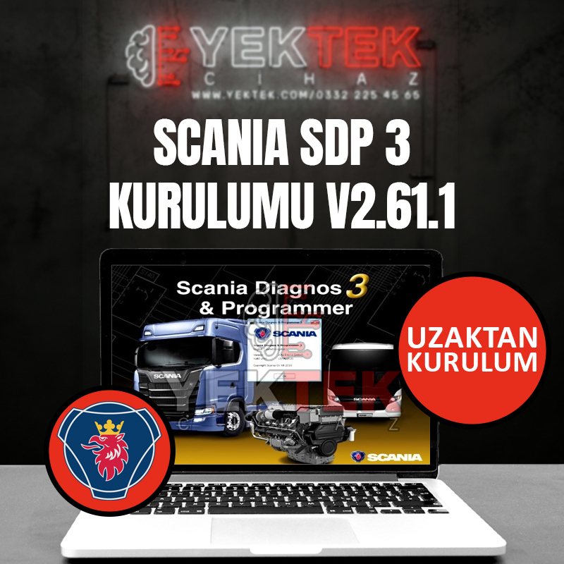 Scania SDP 3 Kurulumu v2.61.1 Scania SDP 3 Kurulumu v2.61.1