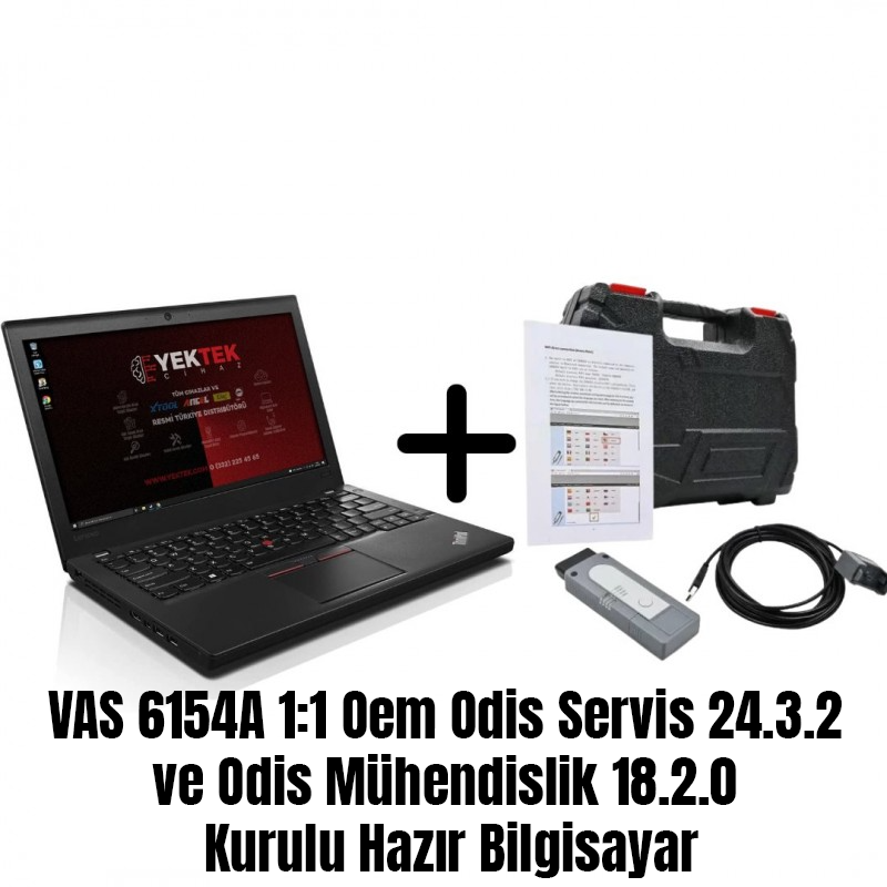 VAS 6154A 1:1 Oem Odis Servis 24.3.2 ve Odis Mühendislik 18.2.0 Kurulu Hazır Bilgisayar + LENOVO X SERİSİ VAS 6154A 1:1 Oem Odis Servis 24.3.2 ve Odis Mühendislik 18.2.0 Kurulu Hazır Bilgisayar + LENOVO X SERİSİ