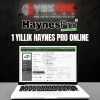 Haynes Pro Online Türkçe Tamir, Bakım ve Elektrik Tesisat , Sente Şeması Katalog Yazılımı