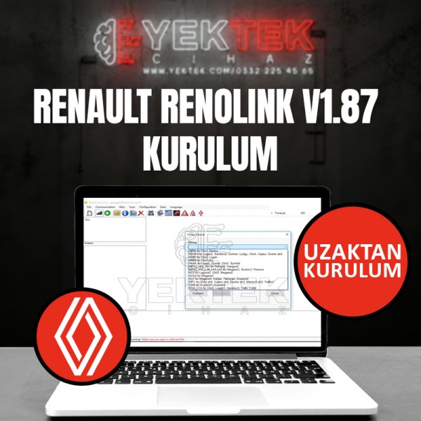 Renault Renolink Yazılımı v1.87 fiyatı ve teknik özellikleri