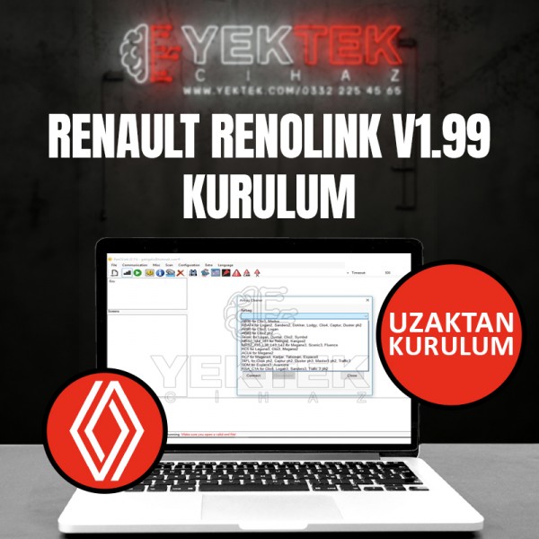 Renault Renolink Yazılımı v1.99 fiyatı ve teknik özellikleri
