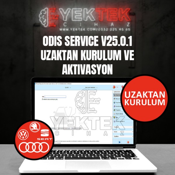 ODIS Service V25.0.1 Uzaktan Kurulum ve Aktivasyon fiyatı ve teknik özellikleri