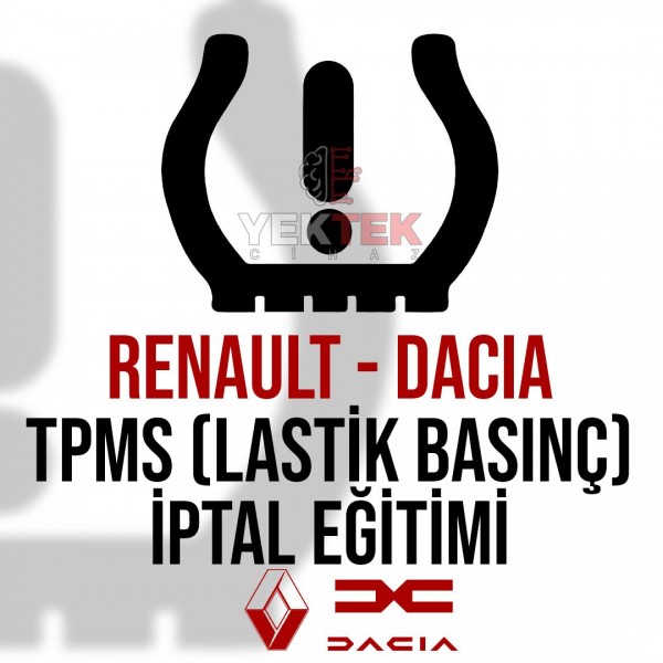 Renault - Dacia TPMS ( Lastik Basınç Sensörü ) İptal Eitimi