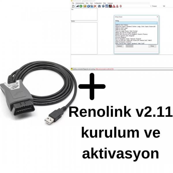 Renault Renolink + Uzaktan cretsiz Kurulum v2.11 fiyatı ve teknik özellikleri