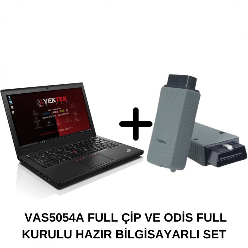 VAS 5054A Odis kurulu hazır bilgisayar + LENOVO X SERİSİ