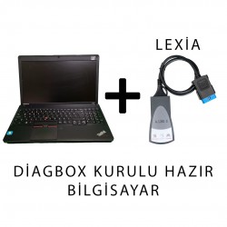 Peugeut LEXİA 3 Diagbox kurulu hazır bilgisayar - Lenova Edge E531 (ThinkPad)