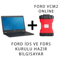 FORD VCM 2 ONLİNE İDS Ve FDRS kurulu hazır bilgisayar + Dell Latitude E7450