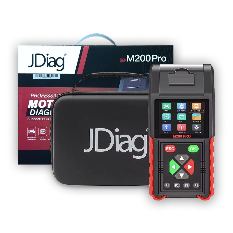 JDiag M200 PRO Motosiklet Arıza Tespit Cihazı - 6 Kablolu OBD Versiyon