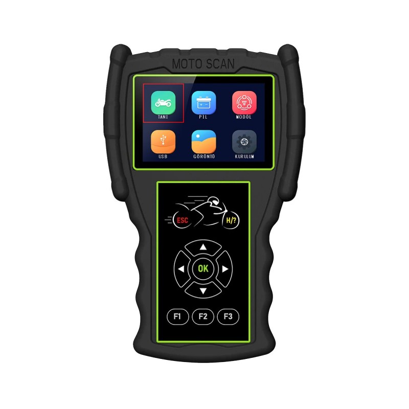 JDiag M100 PRO - Motosiklet Arıza Tespit Cihazı - 5 Kablolu OBD Versiyon
