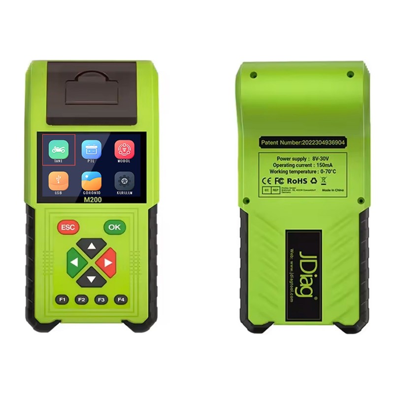 JDiag M200 Motosiklet Arıza Tespit Cihazı - 6 Kablolu OBD Versiyon