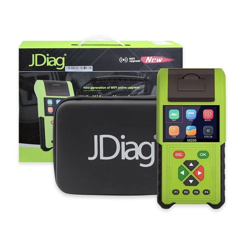 JDiag M200 Motosiklet Arıza Tespit Cihazı - 6 Kablolu OBD Versiyon