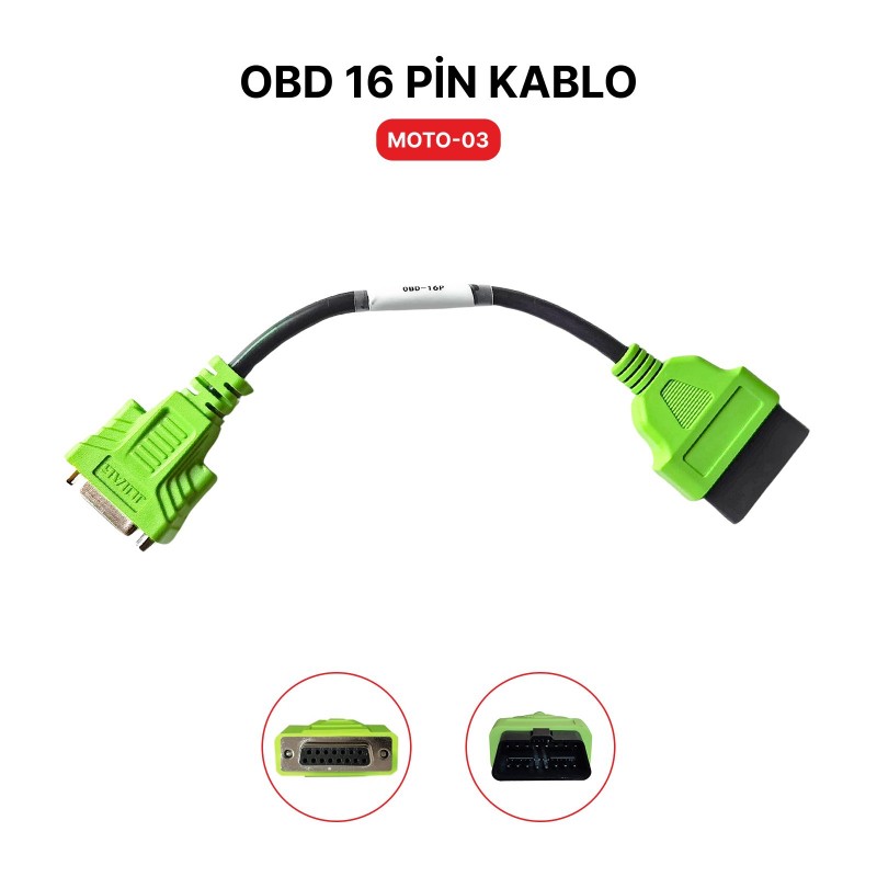 JDiag M200 Motosiklet Arıza Tespit Cihazı - 6 Kablolu OBD Versiyon