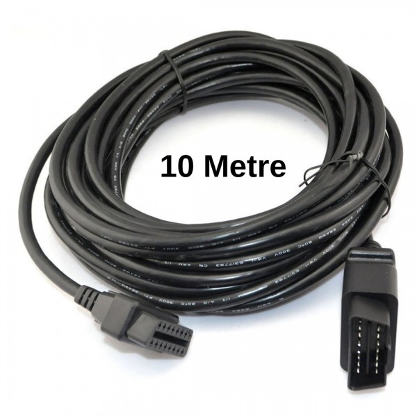 YekTek 10 Metre OBD2 Tehis Cihazı Uzatma Kablosu 16 Pin Erkekten Dii Sokete, Dayanıklı ve Yüksek Kalite