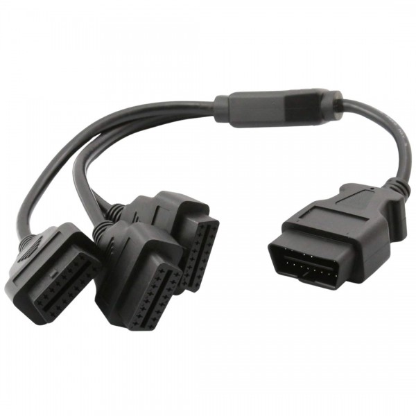 OBD oklama Kablosu 1 Erkek OBD den 3 Dii OBD Kablosu Aynı Anda 3 Cihaz Bala
