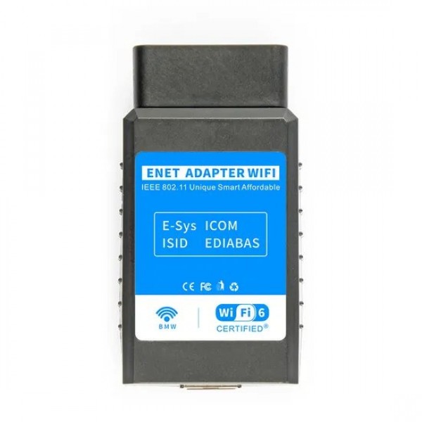 BMW ENET WiFi & Ethernet OBD2 Adaptörü | F/G/I Serisi Kodlama, Gizli zellik Açma ve Arıza Tespit Cihazı (BimmerCode, Bootmod3 Uyumlu)