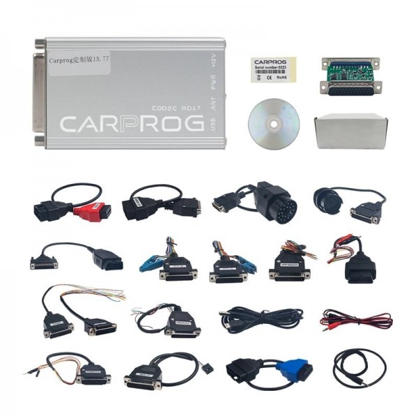 Carprog V13.77 Full Adaptör Setli Profesyonel Ecu Programlama Cihazı - cretsiz Uzaktan Kurulum