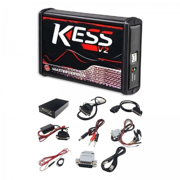 Kess V2 Euro Versiyon V2.80 Chip Tuning ve İptal Cihazı kırmızı board + cretsiz Uzaktan Kurulum