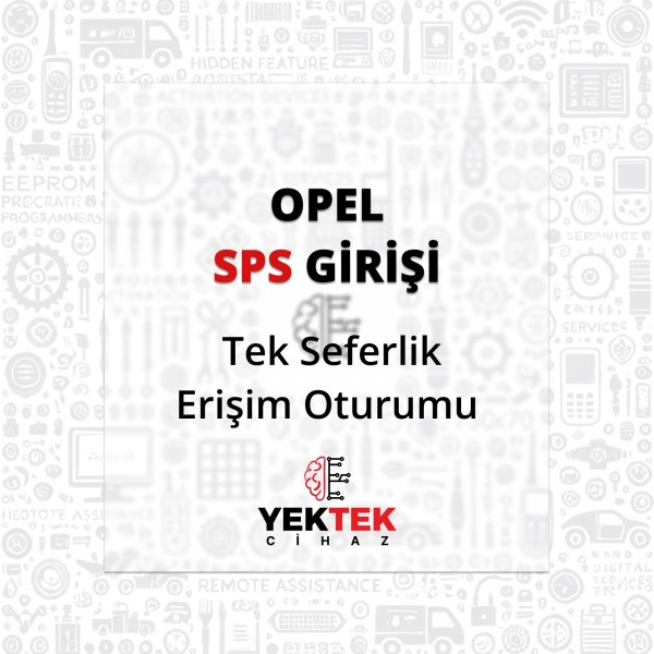 Opel SPS Girii - Tek Seferlik Eriim Oturumu